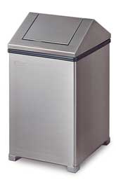 Trash Can, WasteMaster, Stainless SteelUnited Receptacle, Inc.